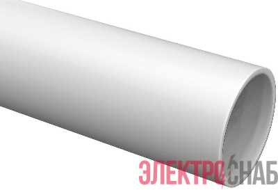 Труба гладкая ПВХ жесткая d20мм бел. (дл.2м) IEK CTR10-020-K01-2-050
