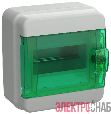 Корпус пластиковый КМПн-6 IP65 зел. прозр. дверь TEKFOR IEK TF5-KP72-N-06-65-K03-K06
