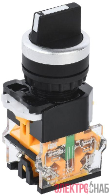 Переключатель D8-20X33 на 3 полож. 2НЗ черн. IEK BSW30-20X33-4-24-2-K02