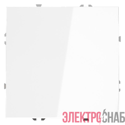 Переключатель проходной 1-кл. СП S70 10А механизм бел. глянцевый Voltum VLS010301