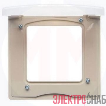 Рамка 1-м Etika IP44 с защ. крышкой сл. кость IEK 672560