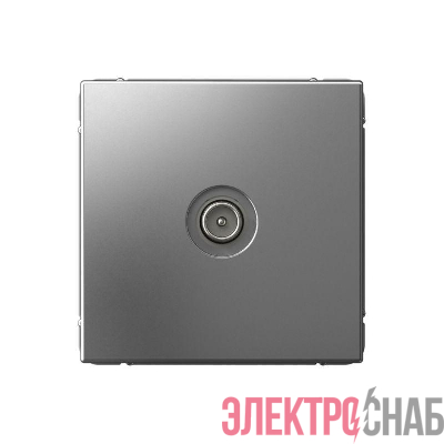 Розетка телевизионная проходная TV ArtGallery 4дБ механизм сталь SE GAL000992
