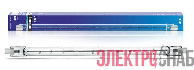 Лампа галогенная J254 1500Вт линейная R7s 3000К 240В лин. 254мм Camelion 2939