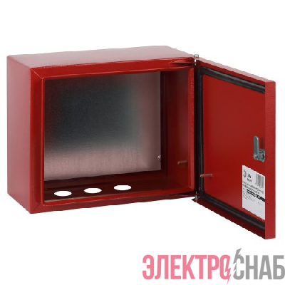 Корпус ЩМПг-02 250x300x175 IP54 RED_SHMPg-02_IP54_SIMPLE метал. красн. Эра Б0047700