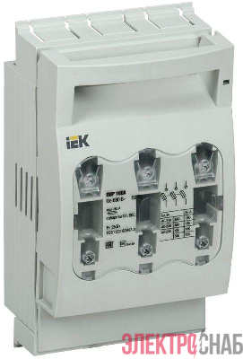 Выключатель-разъединитель-предохранитель 160А IEK SRP-10-3-160
