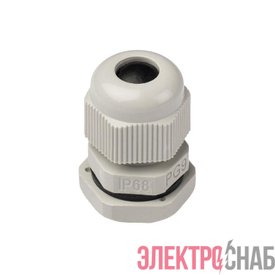 Ввод кабельный (сальник) PCG PG9 IP68 (уп.50шт) JazzWay 5076419