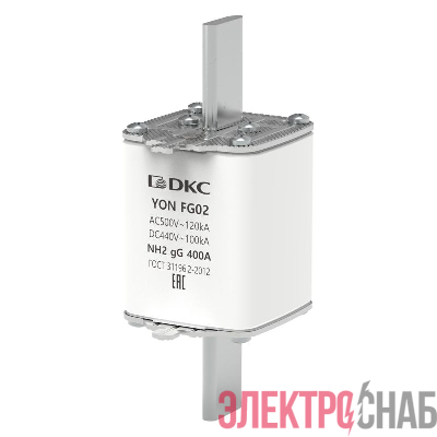 Предохранитель YON ножевого типа FG2 с одинарной индикацией 400А DKC 1FG02-0400