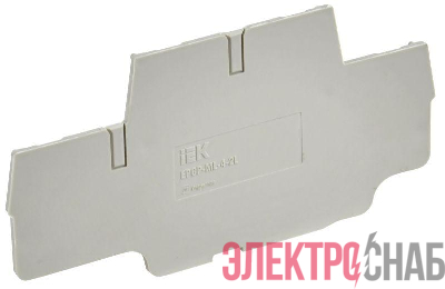 Заглушка для CP-ML 2 ур. 4кв.мм сер. IEK YCT23-00-2-K03-004-ZGL