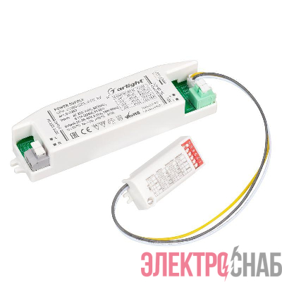 Блок питания SPV-42380-SDE-PFC 28-42В 380мА 19Вт 5.8ГГц IP20 пластик Arlight 041357