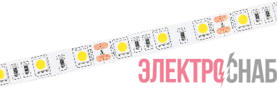 Лента светодиодная LED LSR-5050W60-14.4-IP20-12В (уп.5м) IEK LSR2-2-060-20-3-05