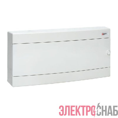 Щит распределительный навесной Unix 1х24мод. IP41 бел. дверь PROxima EKF ux-1x24-nw