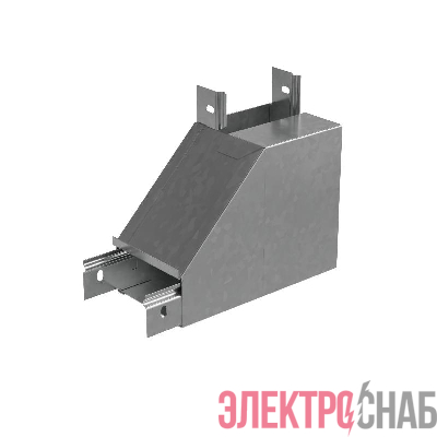 Угол для лотка вертикальный внутренний левый с разворотом трассы на 90град. 50х50 сталь 1мм "ПЛЮС" NLPDplus90-50-50-L КМ PL3839