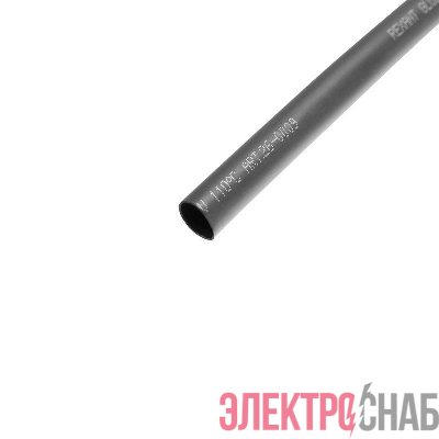 Трубка термоусадочная двустенная клеевая 9/3 (3:1) черн. 1м Rexant 26-0009