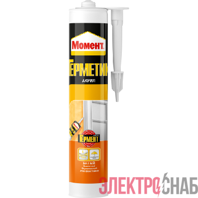 Герметик акриловый "Момент" морозостойкий 420г Момент Б0022955