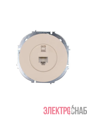 Розетка компьютерная СП OSEN RJ45 кат.6 механизм сл. кость LEZARD 743-9088-140
