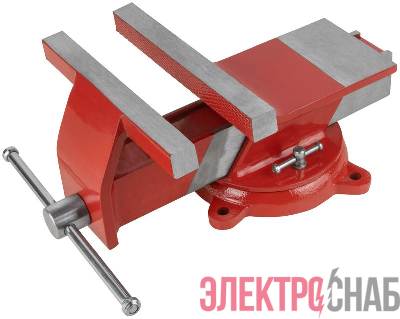 Тиски слесарные поворотные стальные 200мм (8.4кг) КУРС 59599