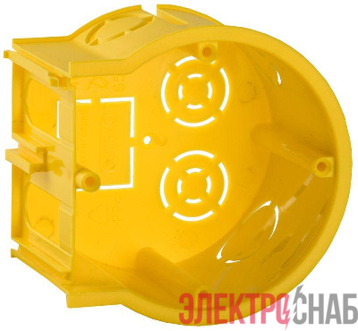 Коробка установочная С3 d68x45 для твердых стен (сборная оконечная) (опт. уп) GENERICA UKT10-068-045-000-K1-N-UO