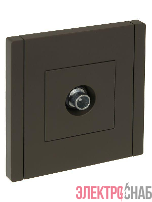 Розетка TV проходная FORTE&PIANO FP329 сер. IEK FP-A10-P-K03