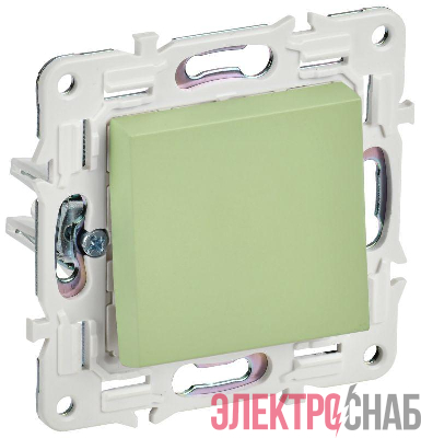 Выключатель проходной 1-кл. SKANDY 10А SK-V02G мятный IEK SK-V12-0-10-K06