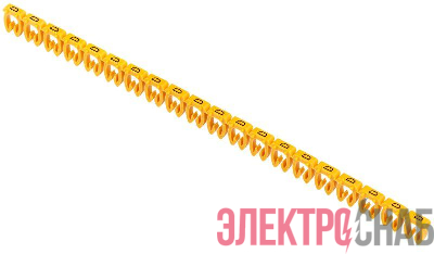 Маркер открытого типа KE 4-6кв.мм символ "D" (уп.200шт) IEK UMK-KE3-D