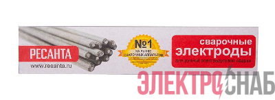 Электрод для ручной дуговой сварки МР-3 Ф2.0 (1кг) Ресанта 71/6/48