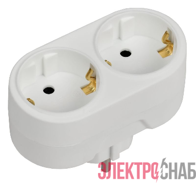 Разветвитель 2-м 16А IP20 Т-01/02 кругл. IEK WTP10-16-02