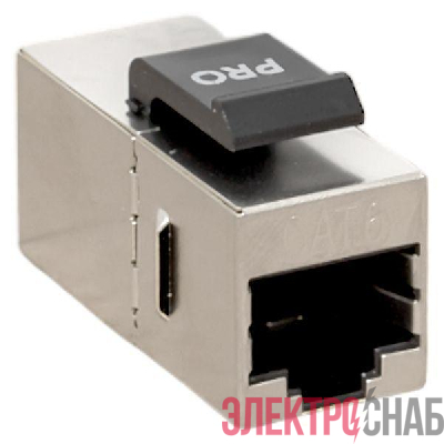 Адаптер проходной Keystone RJ45-RJ45 кат.6 экранир. TERACOM PRO EKF TRP-INLC-KSTN-6FTP