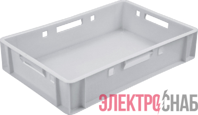Ящик 600х400х120 мороз. сплошной, Е1  натуральный 205 205