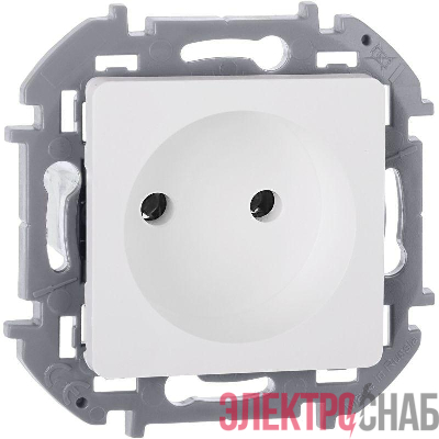 Розетка 1-м СП Inspiria 16А IP20 250В 2P механизм бел. IEK 673710