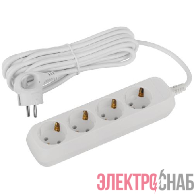Удлинитель 4х5м с заземл. ПВС 3х1 UDL-16-450-E Greenline Эра Б0065062
