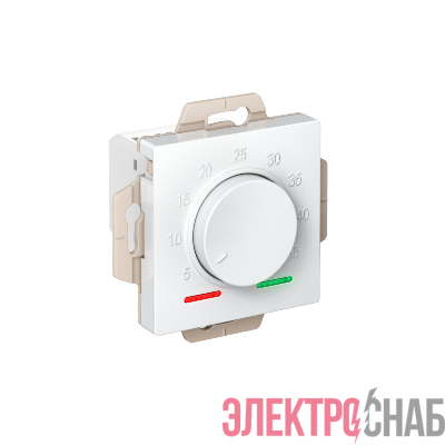 Механизм термостата ATLASDESIGN электрон. теплого пола с датчиком 10А бел. SchE ATN000135