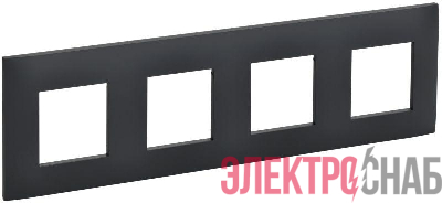 Рамка 4-м SKANDY SK-F04G графит IEK SK-M42-K53