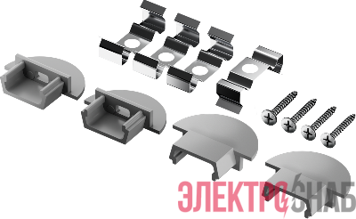 Комплект клипс 91 946 ИМПСЛ-03 (4 крепежные клипсы с заглушками) для ИПСЛ-03 Innolux 91946