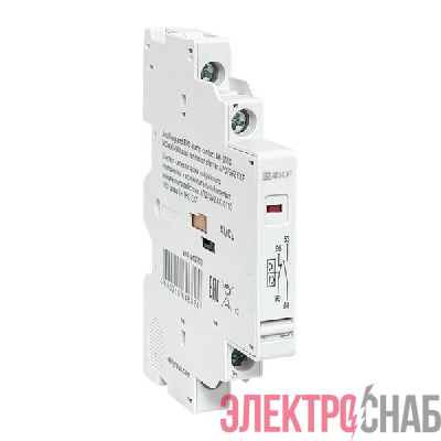 Контакт сигнализации аварийного отключ. + вспомогат. контакт мгновен. действия АПД/GV2 АК-0110 1НЗ (авар.) + 1НО EKF apd-ad0110