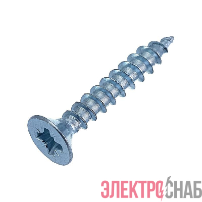 Саморез универсальный 3.5х50 бел. цинк (уп.200шт) коробка СТРОЙМЕТИЗ UTORM2150495
