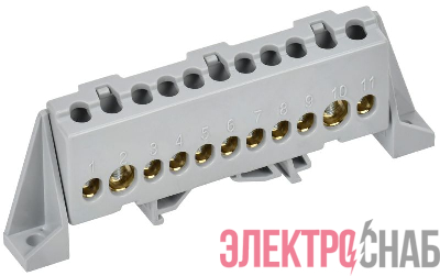 Шина L "фаза" в комб. изол. "Стойка" 8х12-11-Ср TEKFOR IEK TF-NN20-11-DP-K03
