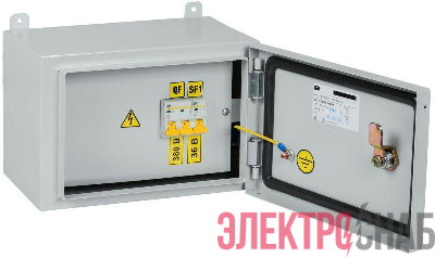 Ящик с понижающим трансформатором ЯТП 0.25 400/36В (3 авт. выкл.) УХЛ2 IP54 IEK MTT21-036-0251-54