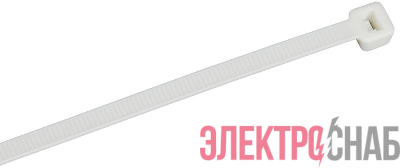 Хомут 4.8х370мм P6.6 самозатухающий бел. (уп.100шт) IEK UHH90-D048-370-100-K01