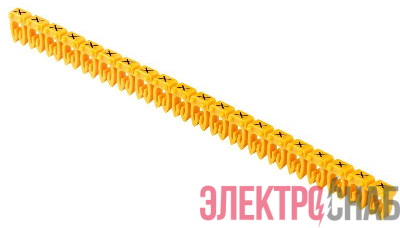 Маркер открытого типа KE 1.5-2.5кв.мм символ "X" (уп.200шт) IEK UMK-KE2-X