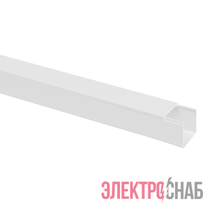 Кабель-канал 40х40 L2000 пластик бел. TOKOV ELECTRIC TKE-KK-40-40-2000-WH