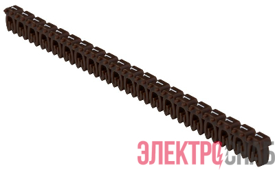 Маркер открытого типа KE 0.75-1.5кв.мм символ &quot;1&quot; (уп.500шт) IEK UMK-KE1-1