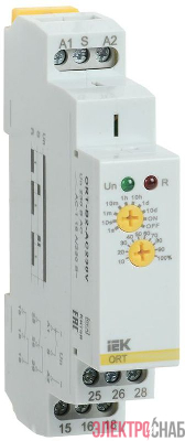 Реле задержки выключения ORT 2 контакта 230В AC IEK ORT-B2-AC230V