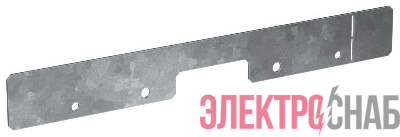 Планка секционная компенсац. тип 1 (12.5мм) в шкаф 400 FORMAT IEK FO-00-BPS1-040