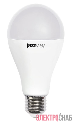 Лампа светодиодная PLED-LX 20Вт A65 грушевидная 4000К нейтр. бел. E27 Pro JazzWay 5025264