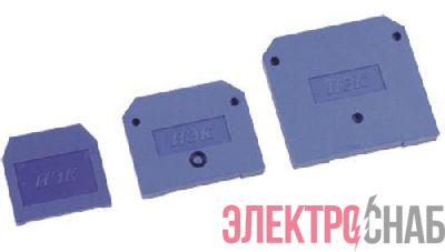 Заглушка для ЗНИ-4-6кв.мм (JXB35-50А) син. IEK YZN10D-ZGL-006-K07