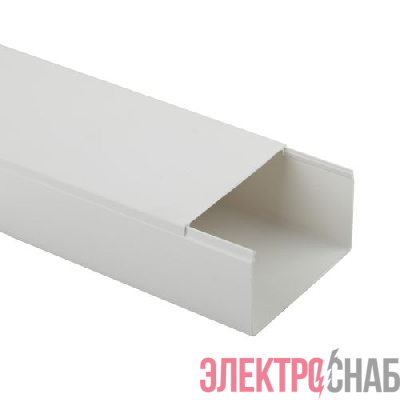 Кабель-канал 100х60 L2000 бел. KK-W-100-60 Эра Б0031143