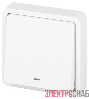 Выключатель Эксперт 11-1522-01 с подсветкой IP55 10АХ-250В СУ бел. Эра Б0063279