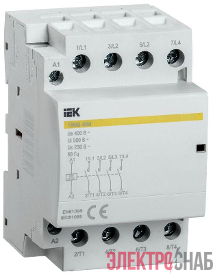 Контактор модульный КМ40-40М AC/DC KARAT IEK MKK21-40-40