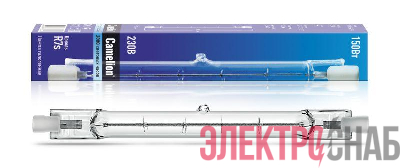 Лампа галогенная J118 150Вт линейная R7s 3000К 240В лин. 118мм Camelion 2934