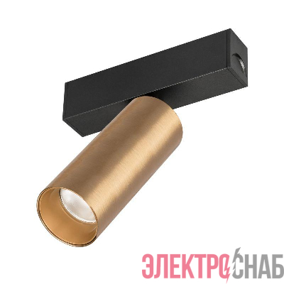 Светильник светодиодный MAG-SPOT-25-R90-9W Day4000 (BK-GD 30 deg 24В) IP20 металл Arlight 035000(1)
